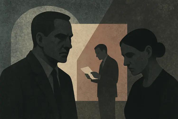 Illustration abstraite représentant les tensions géopolitiques liées à l'OTAN et l'Iran