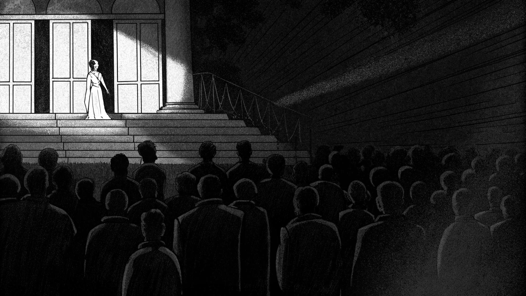 Illustration abstraite symbolisant la liberté de la presse et la sécurité publique